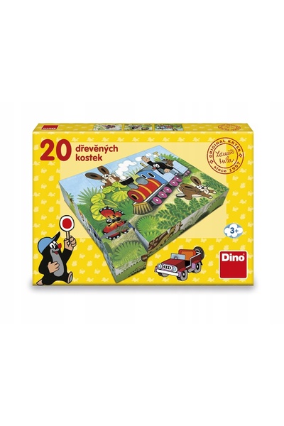 Dino Cracker și Meioane de Transport - 20 blocuri de lemn licențiate