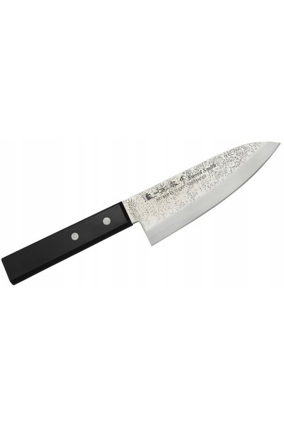Satake Cuțit Deba 15.5 cm Nashiji Negru Pakka