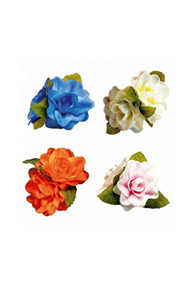 Maskarata Κλιπ μαλλιών με Χαβανέζικο λουλούδι, σε διάφορα χρώματα - 1 τεμάχιο