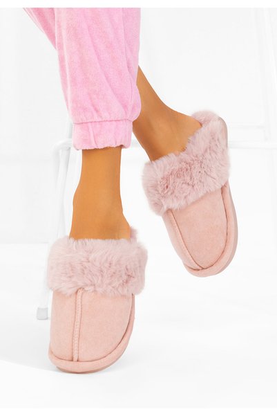 B T Shoes Αφράτες Παντόφλες Κρίνια ροζ