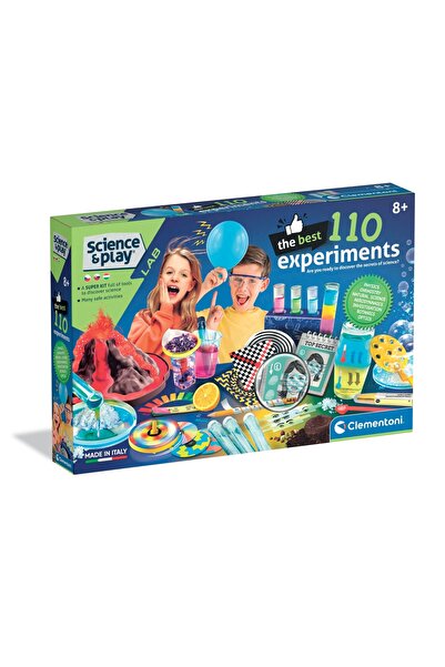 CLEMENTONI Știință și Joc - Laborator Științific (110 experimente)