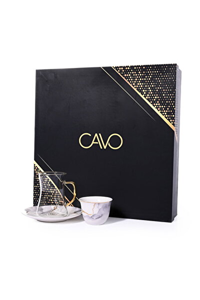 CAVO 18-Piece Colored Bowl and Jug Set