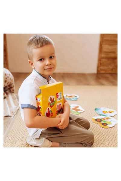 dodotoys Puzzle pentru bebeluși, O zi la fermă