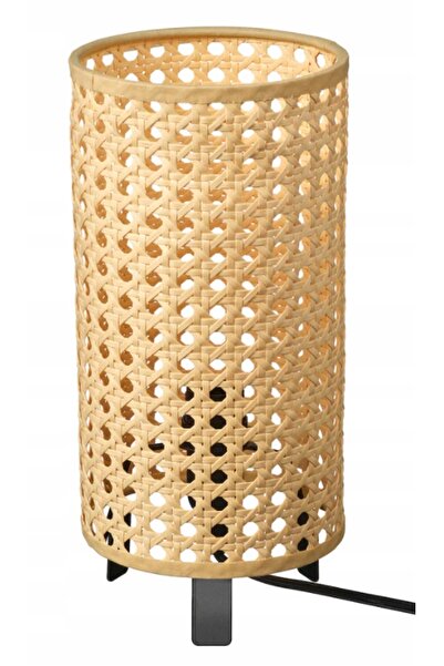 IKEA Lampă de masă SAXHYTTAN, bej/negru 26 cm