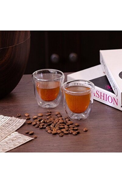 Glaze طقم فناجيل قهوة زجاج