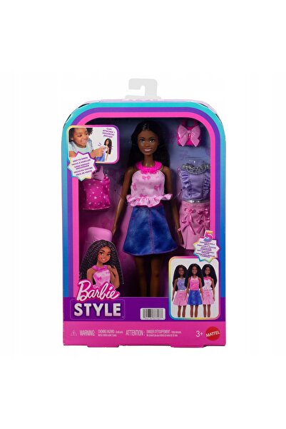 mattel Stil - păpușă cu îmbrăcare ușoară (brunetă) JMH19
