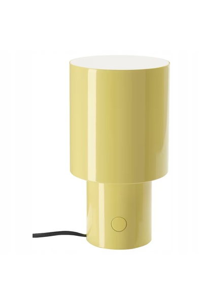 IKEA Lampă de masă SPETSBOJ, reglabilă/galbenă, 22 cm