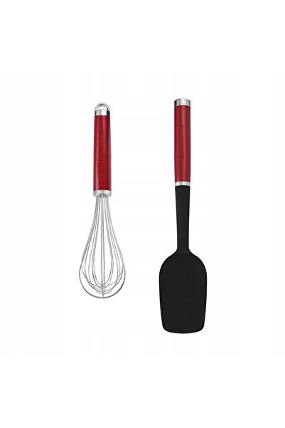Kitchenaid Set de bucătărie tel și spatulă de silicon, roșu