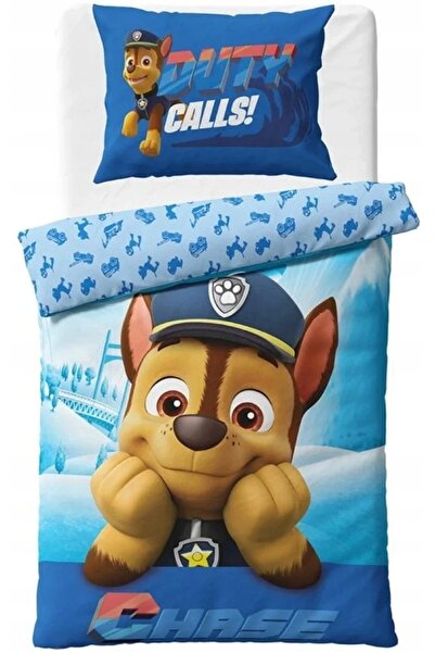 CARBOTEX Lenjerie de pat pentru copii Patrula Cățelușilor Ofițer de Poliție P...