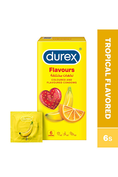 Durex , Condom Select Flavour - 6 Pcs