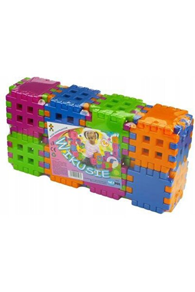 Tupiko ND39_320823 - Blocuri de construcție tip Waffle, 48 de elemente, WIKUS...