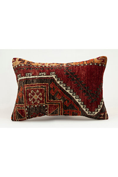 Kilim Whole Sale غطاء وسادة مصنوع يدويًا من السجاد القديم، صوف، 40x60 سم
