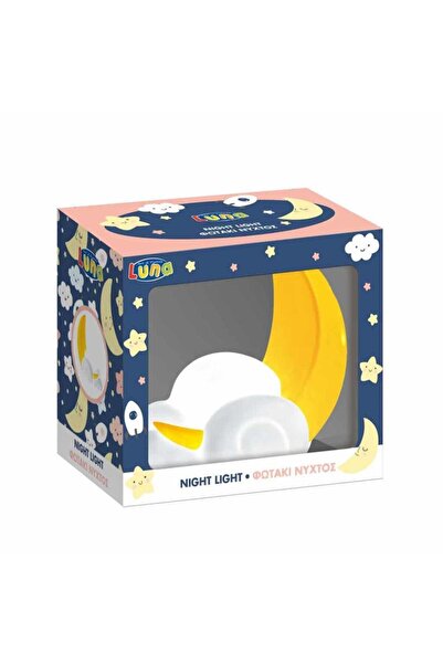 Luna Φωτάκι Νυκτός Φεγγάρι 15x8.5x15 εκ.