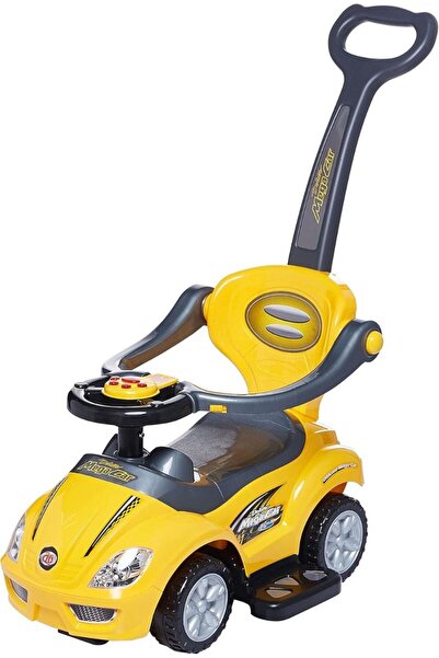 Colorland Deluxe Mega Car 3-in-1 Ride-On Push Car with Handle