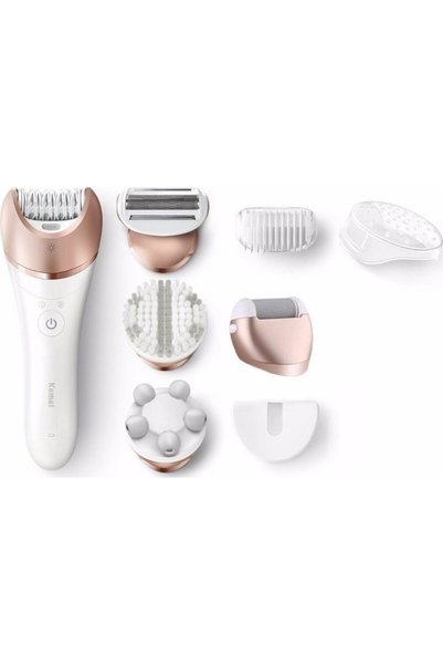 OEM Kemei 5 In 1 Lady Hair Remover Shaver Σετ Αποτρίχωσης Epilator για Σώμα K...