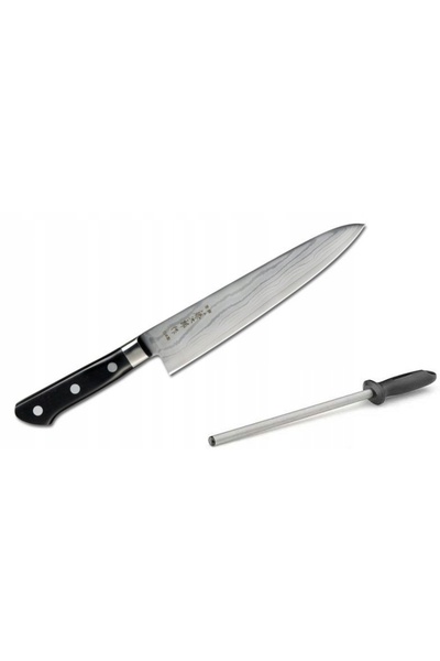 Global Cuțit de bucătar 21cm Tojiro DP37 PLUS ascuțitor Taidea T0825D