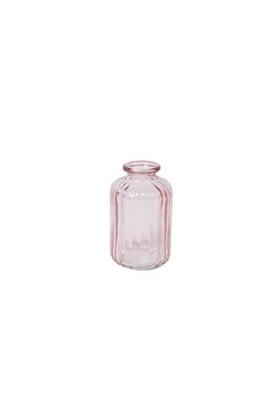 Beauty Home Ροζ Βάζο Ø6.2x10εκ. 190ml