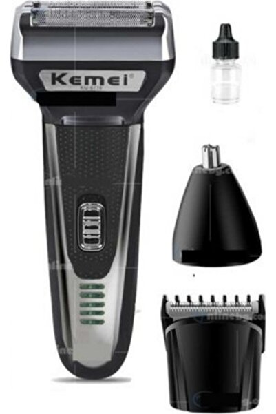 OEM Kemei 3x1 Rechargeable Multi Function Shaver - Black KM-6776 Ξυριστική Μη...