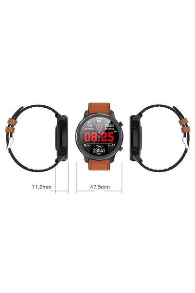 OEM Ιντιμε Smartwatch L11, 1.3" Έγχρωμο, Ip68, Hr Blood Pressure, Μαύρο
