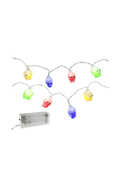 OEM 20 LED Φωτάκια Κρανίου με Μπαταρίες, Πολύχρωμα, 2,3μ, με Χειριστήριο
