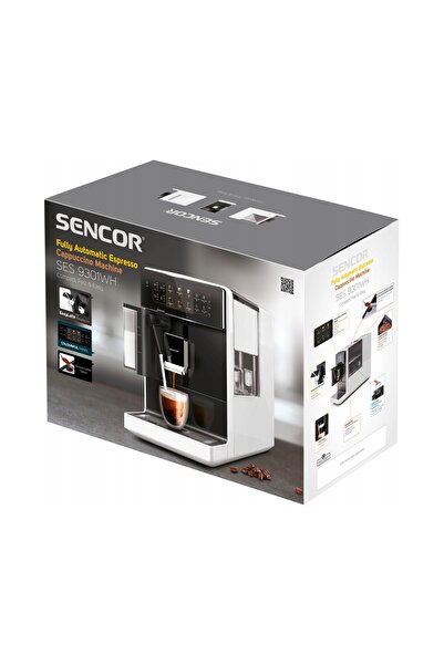 Sencor Aparat de cafea automat SES 9301WH 1400 W Alb
