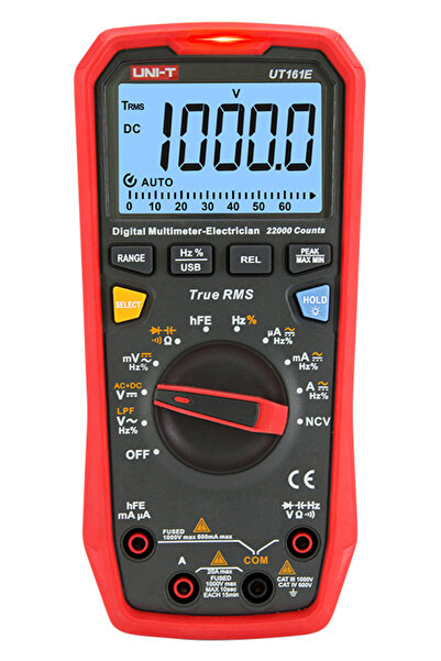 OEM Ψηφιακό πολύμετρο UNI-T UT161E, 1000V AC/DC, NCV, True RMS