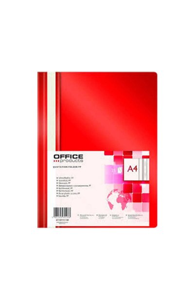 OFFICE products Φάκελος με κλιπ Α4 Κόκκινος