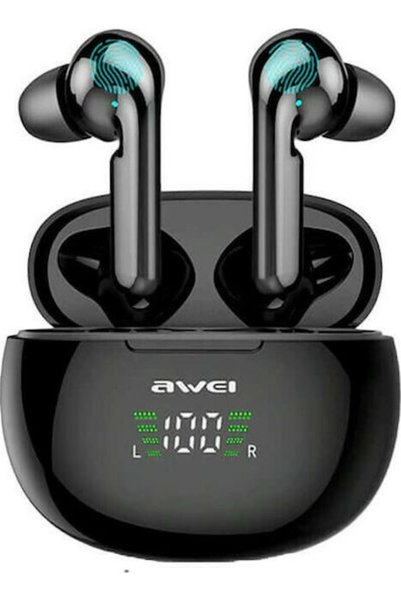 AWEI Ακουστικά ανοιχτής ακρόασης Bluetooth T15P με Μαύρη θήκη φόρτισης