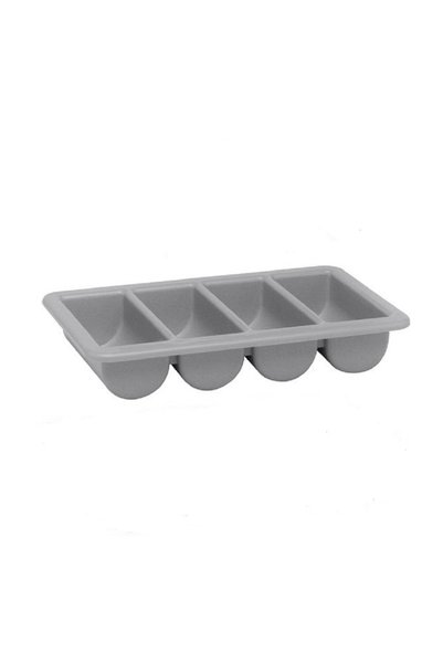 HENDI GN 1/1 tavă pentru tacâmuri cu 4 compartimente, gri - 552308