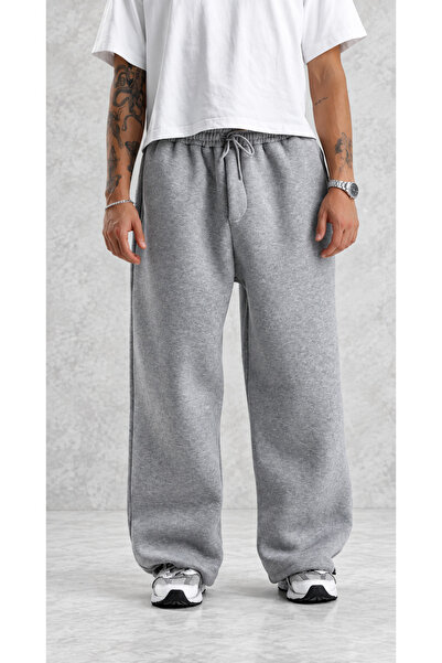 FAVORİST Men's Plain Unprinted Winter Fabric Adjustable Cuffed Leg Baggy Prem...