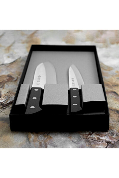 Tojiro Set de bază VG-10 Cuțit Santoku 16,5 cm + multifuncțional 13,5 cm