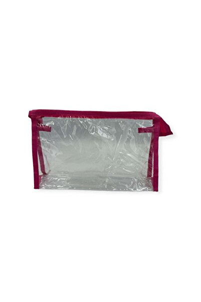 OEM Διαφανές Νεσεσέρ 25x15εκ. 4 Χρώματα Φούξια