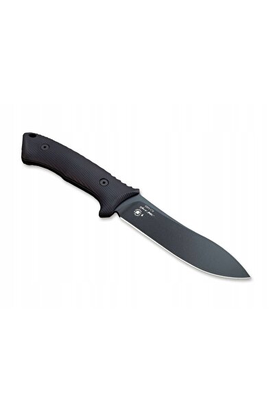 SPARTAN Cuțit de camping Harsey Nessmuk, oțel 1095 Cro-Van, negru