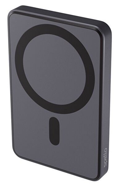spello ForcePack Alu 5000mAh power bank magnetic wireless SM51 gri