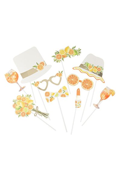 Beauty Home Κιτ Φωτογραφικού Θαλάμου με θέμα "Fizz Citrus" 10 τεμάχια