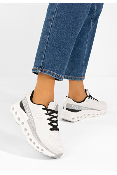 B T Shoes Sneakers cu platformă Turinia albi