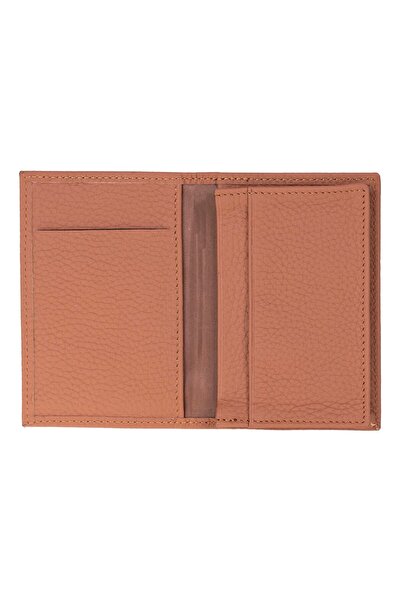 BloominBag Bloomcard Verta Desert Tan Genuine Leather Vertical Card Holder