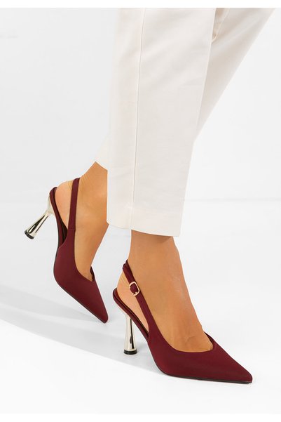 B T Shoes Pantofi slingback Anastassia grena