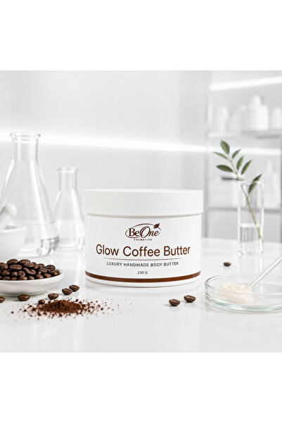 BeOne Cosmetics Glow Coffee Body Butter – Body butter with coffee aroma and s...