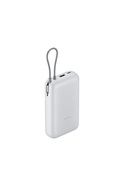Xiaomi Power Bank 20000mAh (Ενσωματωμένο καλώδιο) Ανοιχτό γκρι