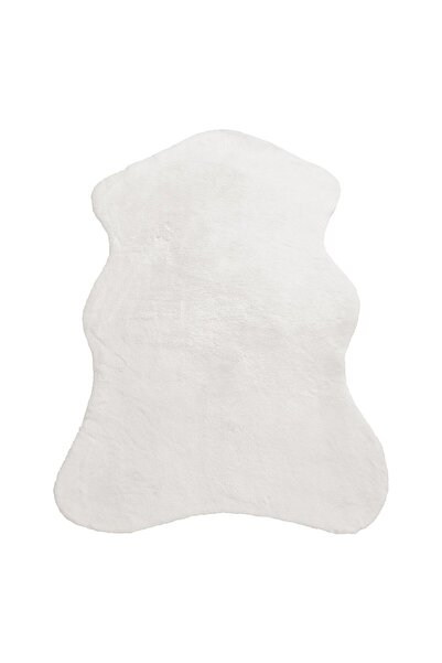 Beauty Home Rabbit Art 9640 Χαλάκι από τεχνητή γούνα 80x120 Λευκό
