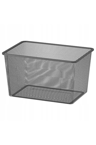 IKEA TROFAST Cutie de depozitare din sârmă, gri închis, 42x30x23 cm
