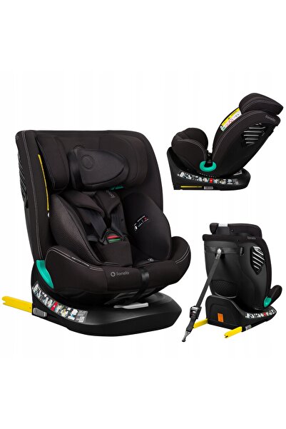 Lionelo Scaun auto rotativ BASTIAAN ONE I-SIZE 40-150cm negru