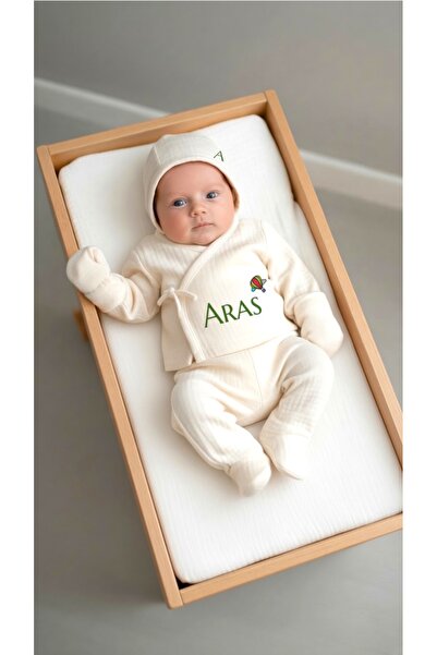 Clothes Box Custom Embroidered Double Layer 100% Cotton 4-Piece Muslin Kimono...