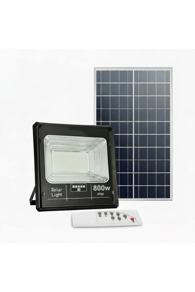Casa Shop Προβολέας LED 800W Solar με Τηλεχειριστήριο, IP66, Ισχυρή φωτεινότη...