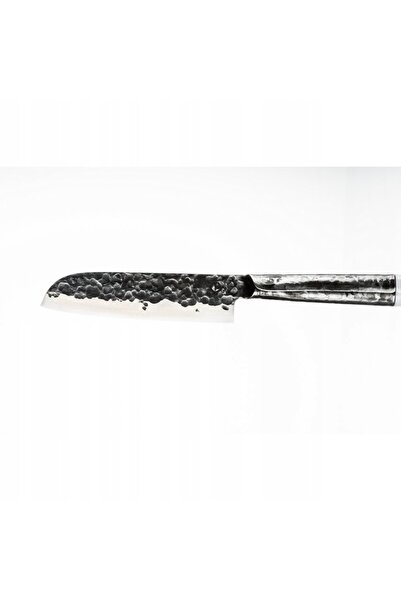 Forged Cuțit Santoku Brute de 18cm, Oțel 440C, Forjat manual, 58 HRC