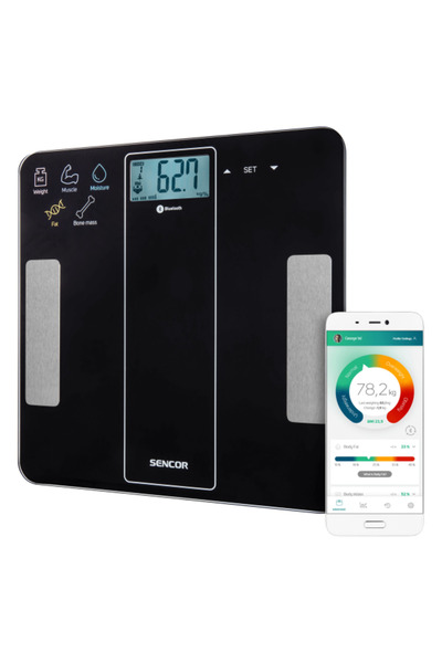 Sencor Ζυγαριά Σώματος με Bluetooth SBS 8000BK