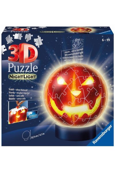 RAVENSBURGER Puzzle 3D 72 piese dovleac fosforescent
