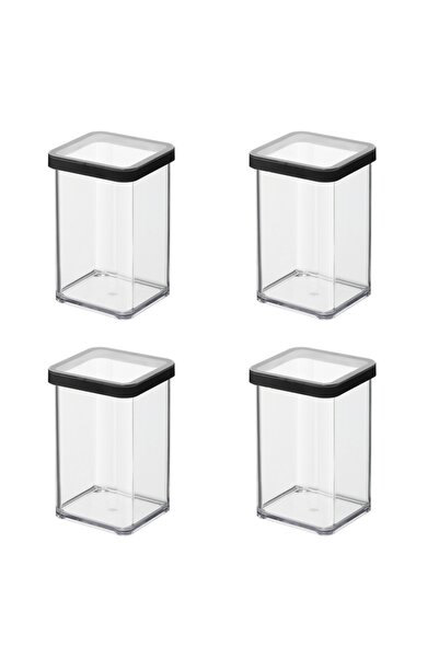 Rotho SET borcane LOFT negre 4x1l