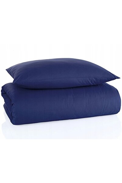 Bedtex Lenjerie de pat din bumbac, culoare albastră, 140x200/70x90 cm